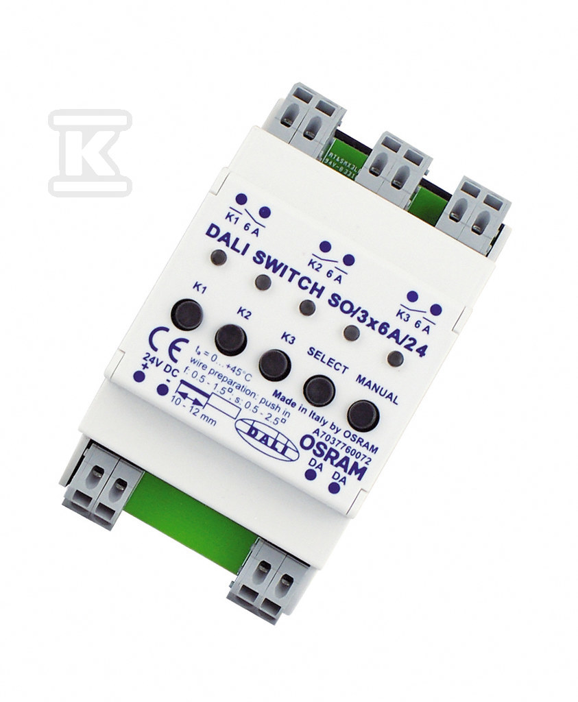 Przekaźnik 3-kanałowy DALI SWITCH SO/2x - 4008321533364